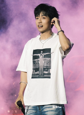 rapeter吴嘉轩同款2025中国新说唱街头重磅朋克休闲宽松半袖T恤