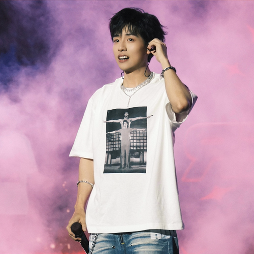 rapeter吴嘉轩同款2025中国新说唱街头重磅朋克休闲宽松半袖T恤