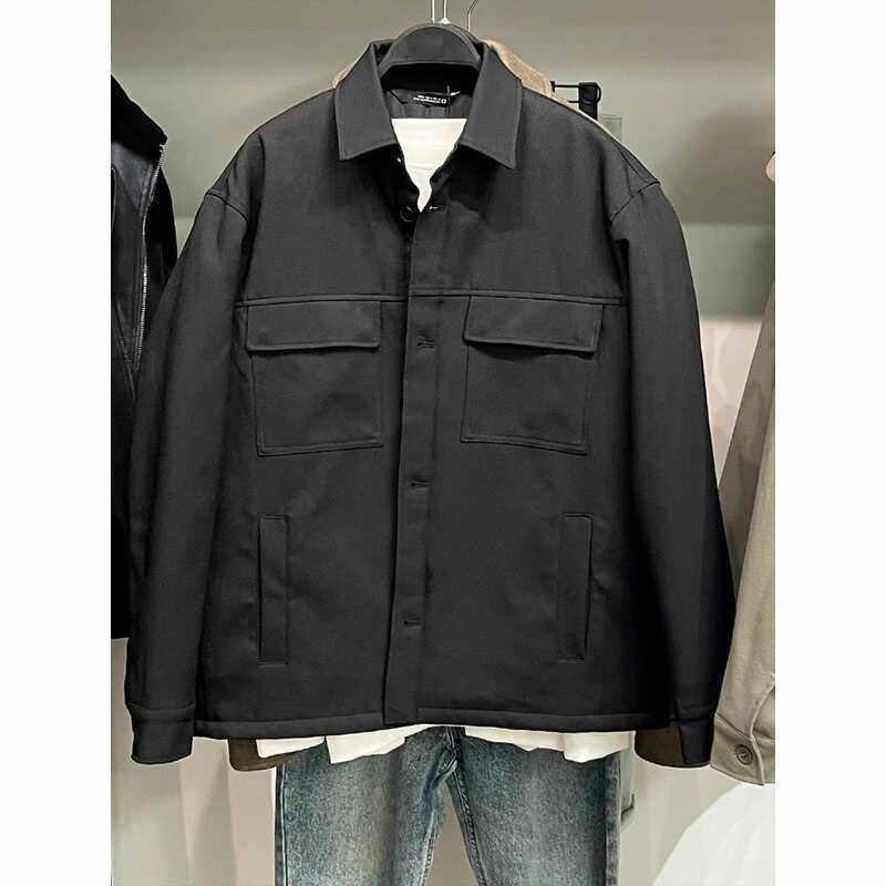 柜529！24男装新款口袋饰纹理衬衫夹克长袖工装外套厚3918500 527,男装,夹克,淘宝优惠券,粉丝福利购,淘宝优惠卷