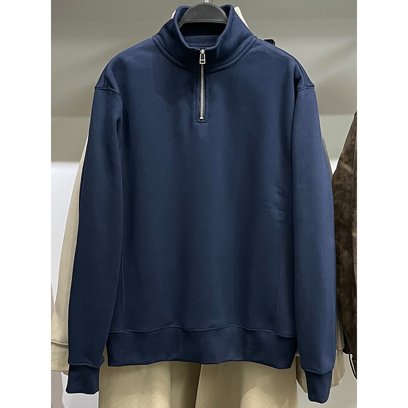 西班牙单！男装秋冬半高领卫衣