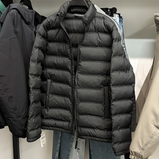 2025秋冬款男装轻薄排骨棉服立领修身拉链夹克外套ZA 4302207 800