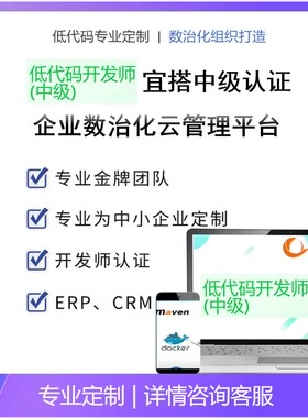 钉钉宜搭中级认证宜搭YIDA低代码开发师认证中级实操考试宜搭认证