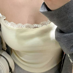 特大码 内搭打底美背上衣 300斤胖妹妹冰丝螺纹吊带背心女春夏新款