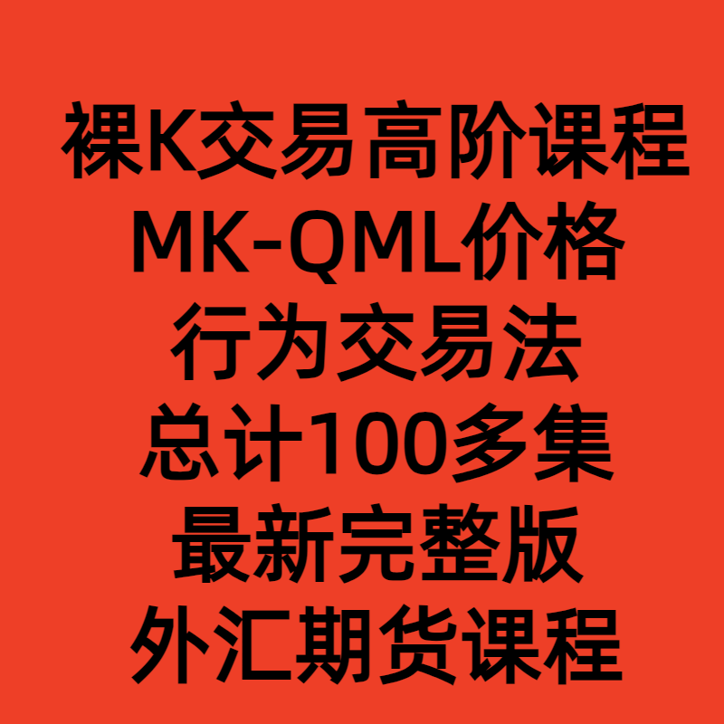 MK-QML裸K外汇交易法，价格行为。PRICE ACTION。裸K全系列教程