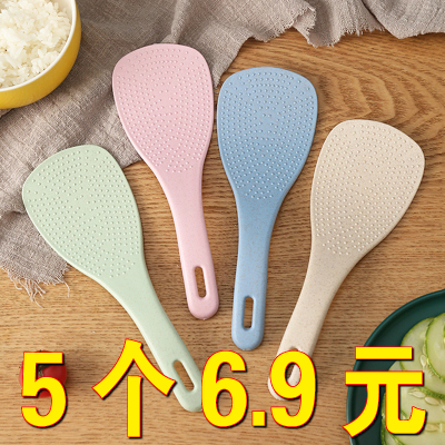 麦秸秆可爱家用不粘饭勺