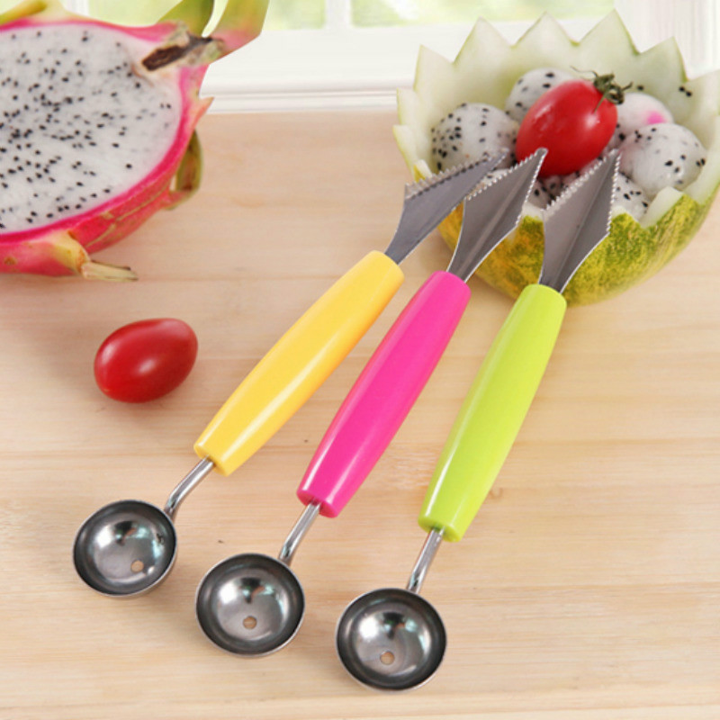 挖球器水果球勺子冰淇淋火龙果取造型土豆冰激凌刮泥猕猴桃专用的