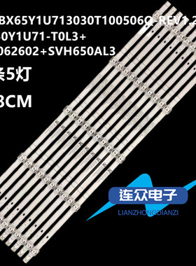 适用海信65V1F 65V1F-R 65E3F-PRO 65A52F HZ65A52 H65E3A灯条