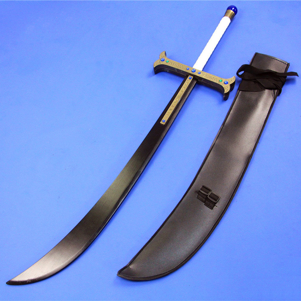 竹质刀剑cosplay道具武器日本太刀海贼王鹰眼米霍克未开刃玩具