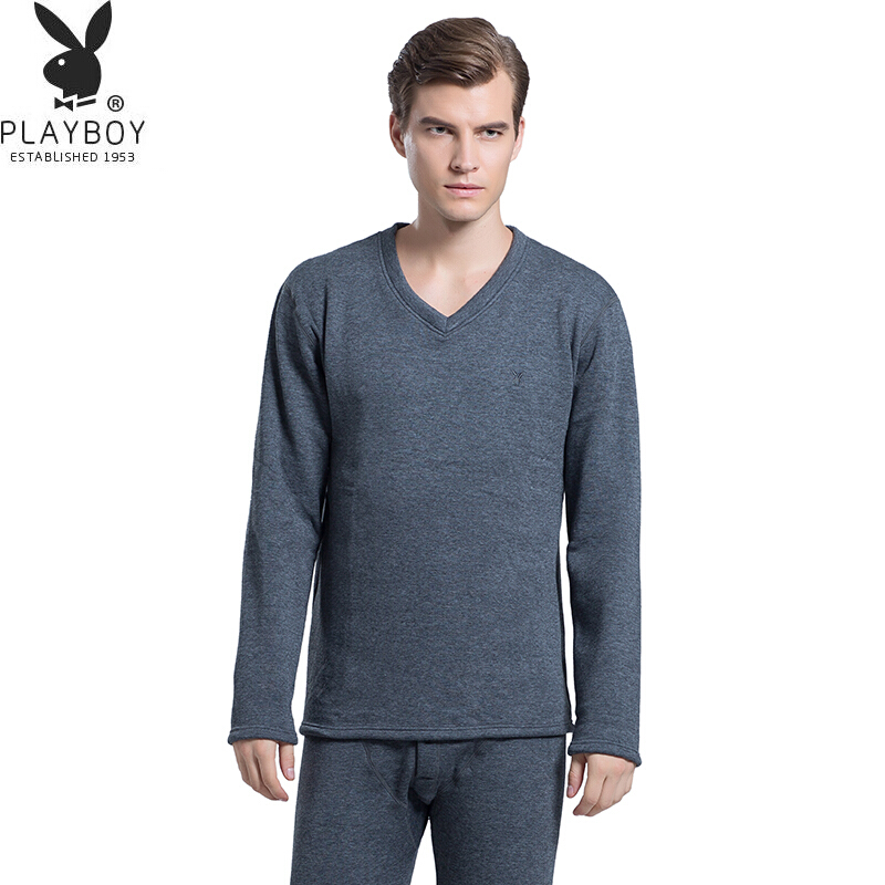 playboy»¨»¨¹«×Ó±£Å¯ÄÚÒÂÄмӺñ¼ÓÈÞ¶¬·¢ÈÈÏËάVÁìÌ××°³¤Ðä3²ã