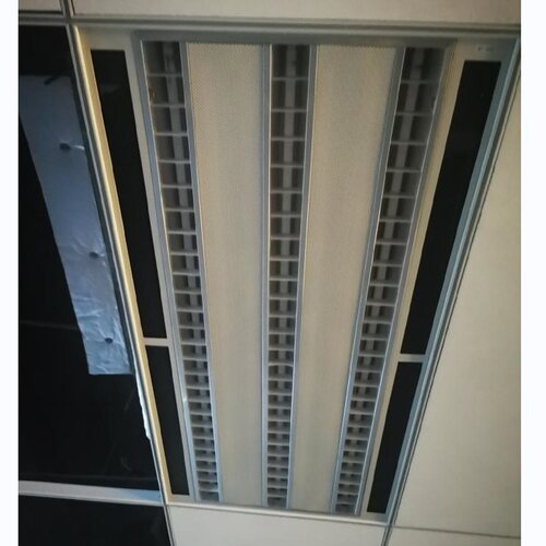 空调风口灯盘嵌格栅灯600日光灯