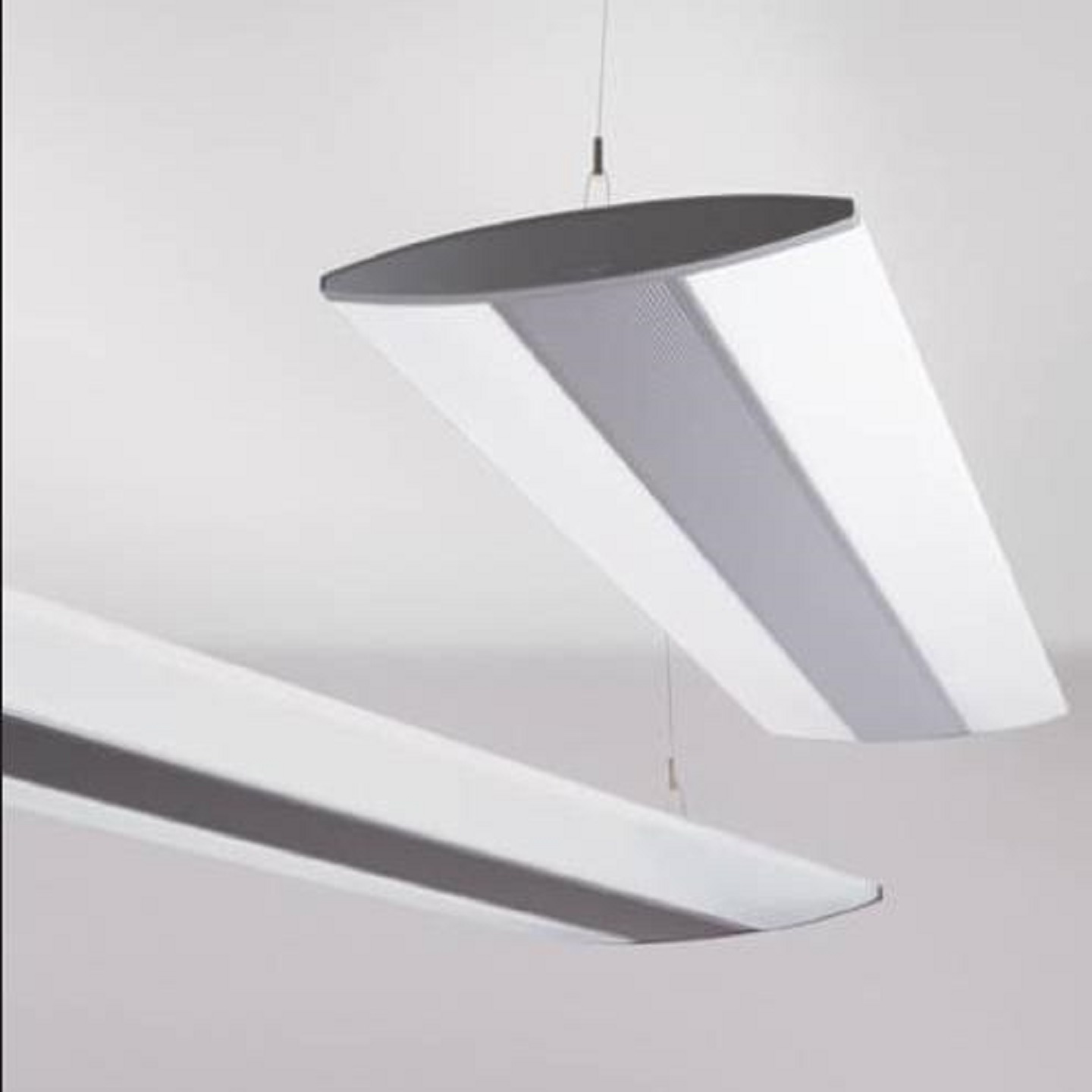 长条圆灯盘明面板灯t5t8日光灯管led天花灯亚克力防爆造型净化灯