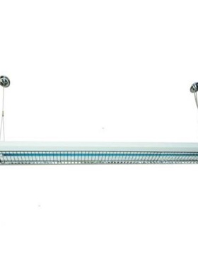 办公室日光灯T5t8led灯盘28w明装吊顶面板灯格栅灯黑色长条灯促销