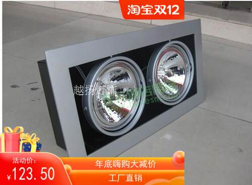双头嵌入式12w暗装组合天花灯泡