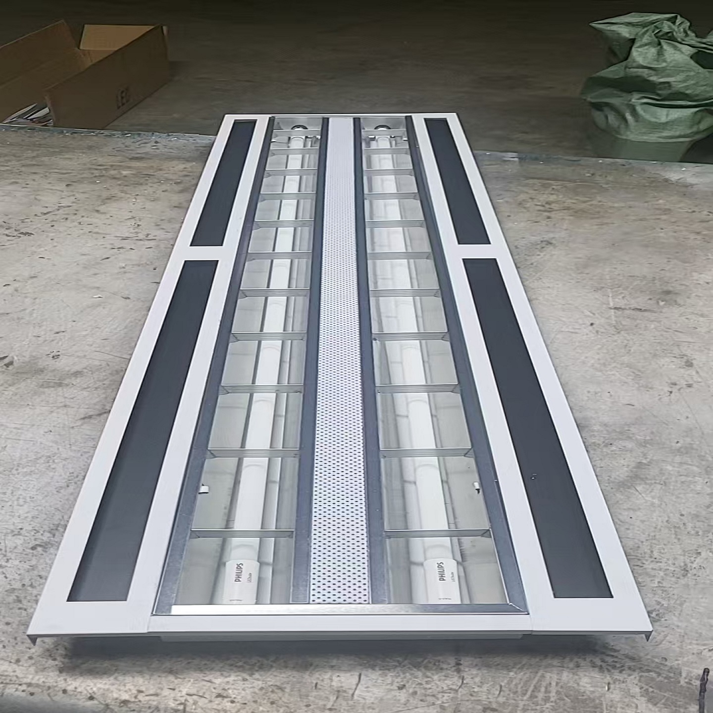 冷气机出风口led灯箱600调光应急