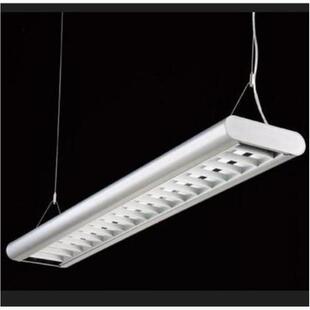 明装led 灯双管天花灯盘50W格栅灯天花板防尘灯办公室平板灯促销