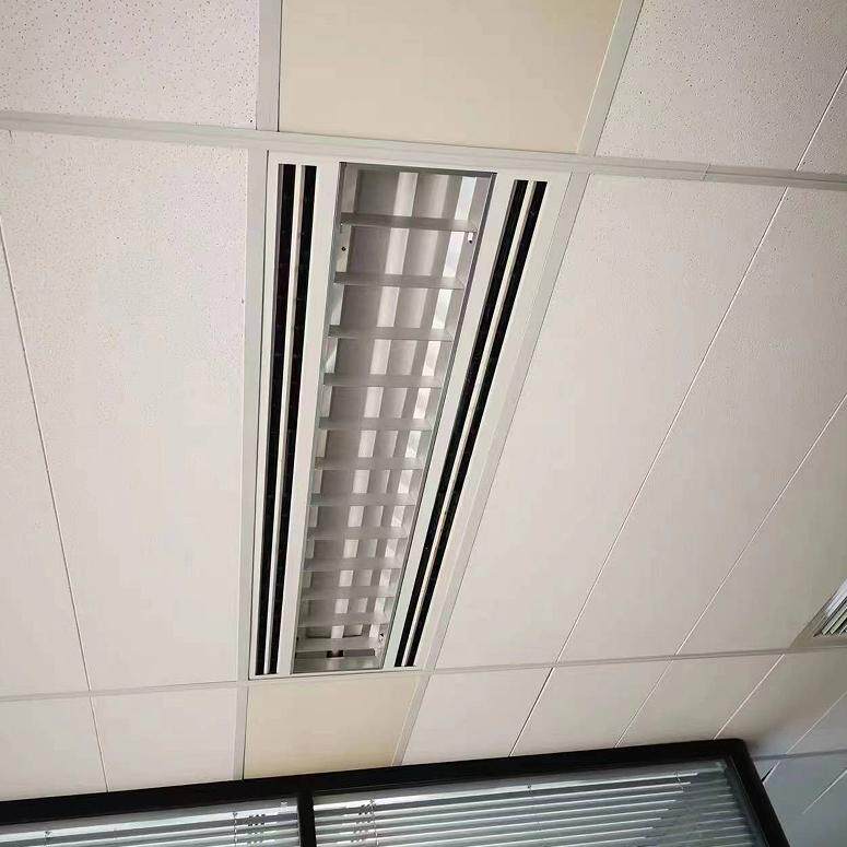 中央空调出风口格栅灯盘600吸顶灯led天花灯白色智能冷暖风防爆灯