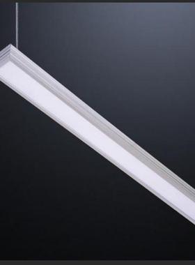 吊线荧光灯格栅灯ledt8t5日光灯盘1200面板灯亚克力书房灯工业风