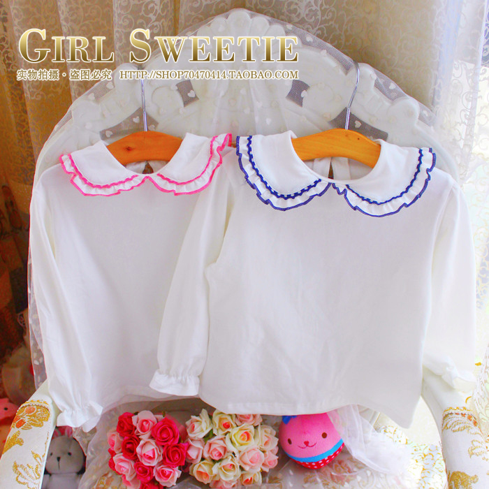 Chemise fille GIRLSWEETIE à manche longue en Toile de coton - Ref 2086480 Image 3