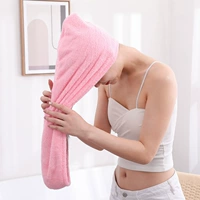 Полотенце для волос, быстросохнущая шапочка для душа, детский платок, хорошо впитывает воду, увеличенная толщина