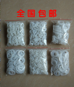 包邮食品级硅胶垫圈4分热水器6分平垫片凸垫片皮垫水表垫片带网垫