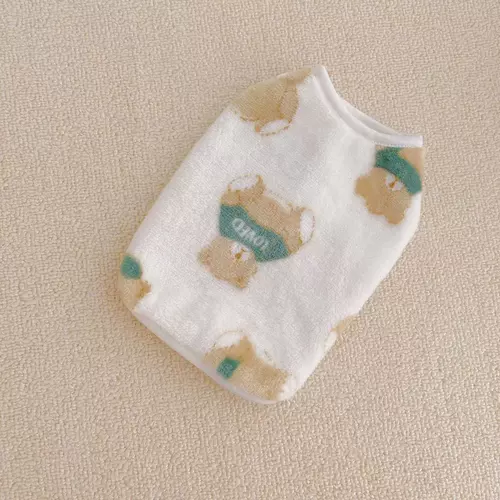 Педная одежда осень и зима Новая толстовка с бархатом, подходящим для тедди Бишона Медведя Мальтия Шнауцера VIP