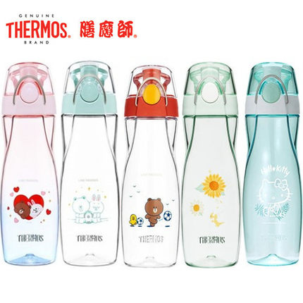 膳魔师随手杯夏季男女便携运动健身水壶小学生塑料水杯子瓶500ml