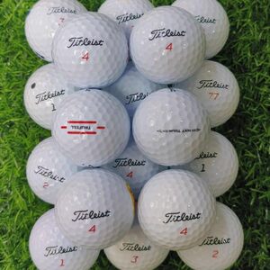 正品Titleist泰特利斯特高尔夫球二手球23层球50个下场比赛球包邮
