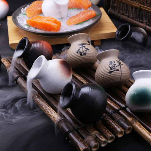刺身装饰创意点缀盘饰小摆件小罐