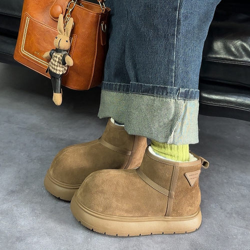 雪地靴冬季时尚保暖真皮短靴