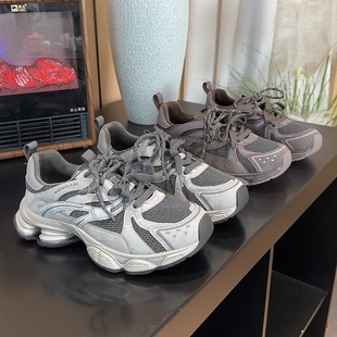 女款 老爹鞋 冬季 加绒2025新款 今年流行 厚底巨好看运动休闲鞋 爆款