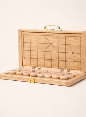 升降式折叠棋盘手工实木