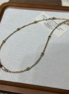 法式复古洋气小象吊坠项链精致通勤新中式小众高级气质百搭锁骨链