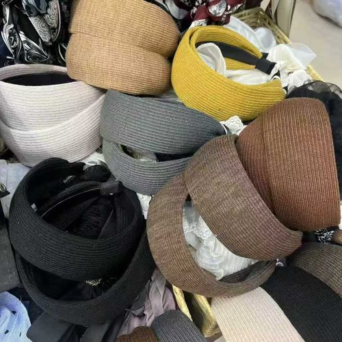 易梦玲同款韩系秋冬针织发箍女健身运动风加宽发带头箍高级感头饰