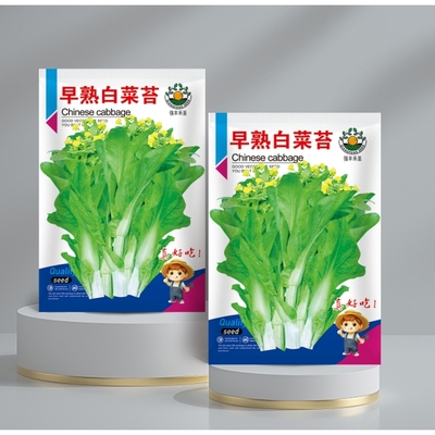 脆甜早熟白菜苔种子菜种籽秋冬季种白菜心种孑蔬菜种四季菜薹种籽