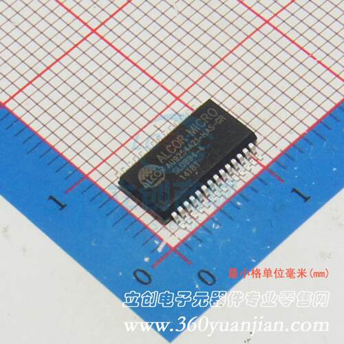 USB芯片 AU9254A21-HAS-GR ALCOR MICRO(安国国际) SSOP-28_208mi