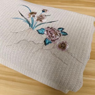软凉席 兰花刺绣凉席 双雨露汉麻凉席 250cm 230
