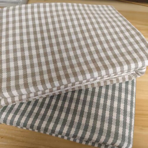【斜纹方格】亚麻凉席 双雨露亚麻 210*230cm 配枕套