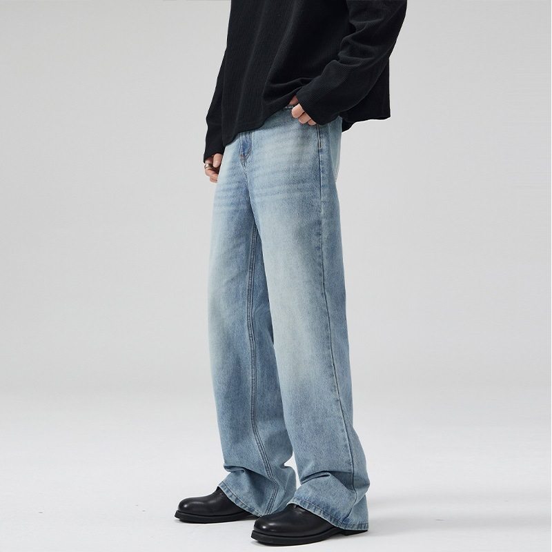 2025春夏美式微喇517牛仔裤男直筒宽松百搭长裤