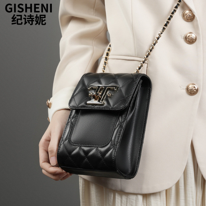 Gisheni/纪诗妮特冬季新款头层牛