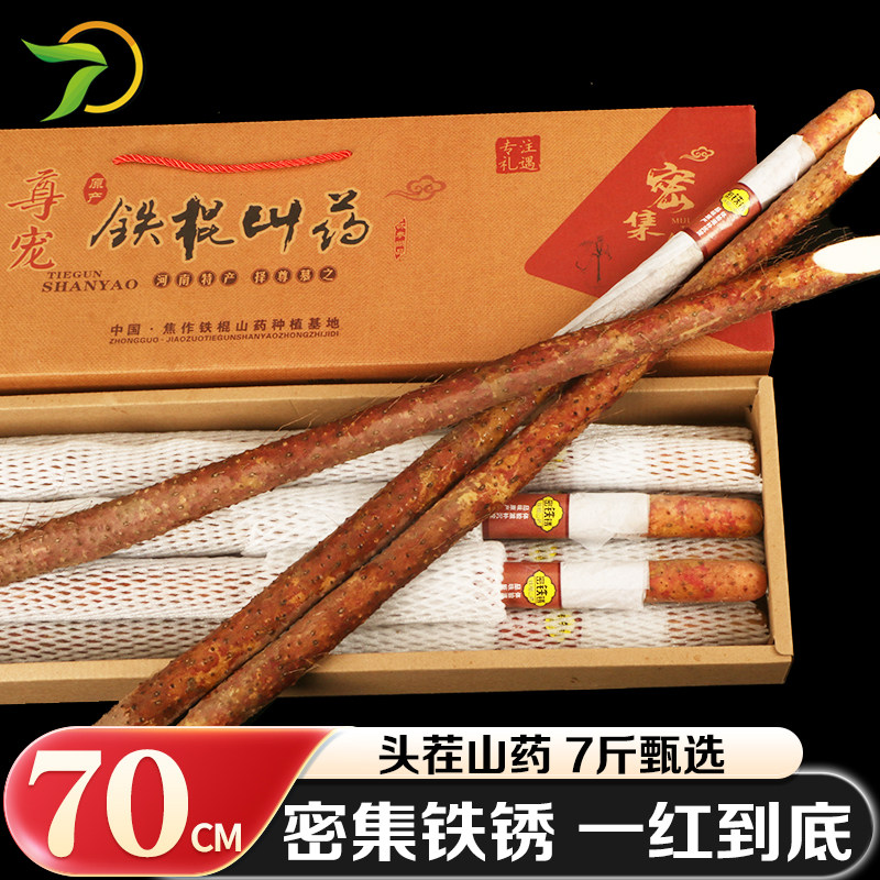 农家特产铁棍山药礼盒装新鲜河南焦作温县正宗铁杆紫怀淮山自种