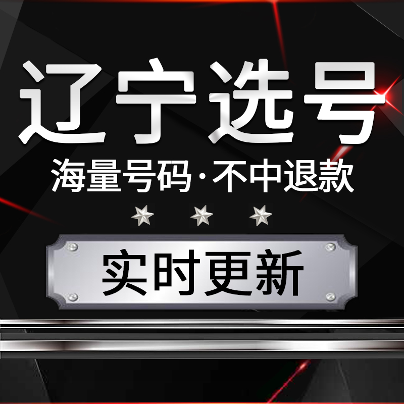 沈阳大连鞍山抚顺汽车选号新能源汽油自编自选号车牌选号占用查询