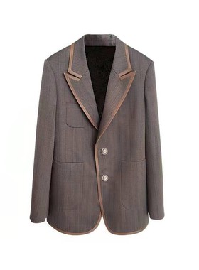 Kalman | 超有气质的英伦风设计~~西装外套+百褶短裙A57239