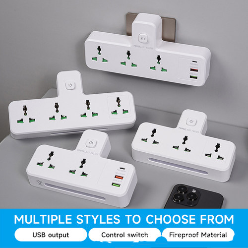 美标插座台湾美规插排香港英标澳门英规转换插座带夜灯墨西哥110V