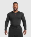 Black Long Sleeves with Red Label