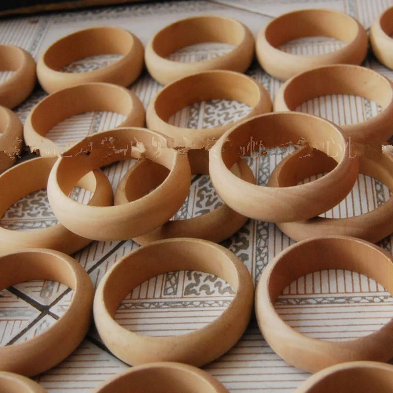 瑕疵处理毛胚原木制手镯diy