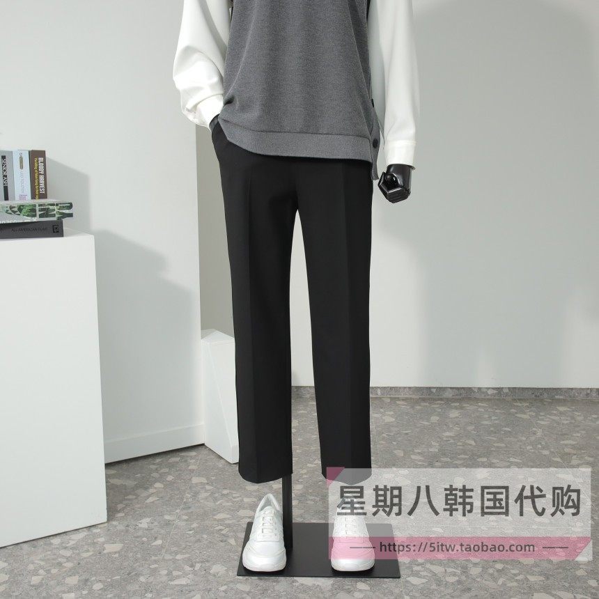 超特价直邮韩国代购Liberclassy男士商务休闲时尚商务长裤KF140