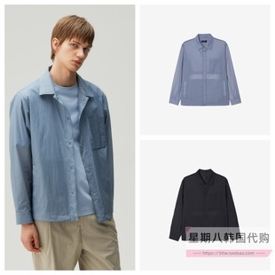 Mind 夹克衬衫 Bridge 宽松长袖 MZWS3140 25夏男士 包直邮韩国代购