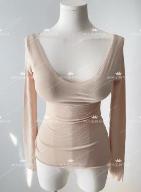 现货~51STUDIO自制东大门秋冬新款微透紧身弹力绝绝腰臀比显