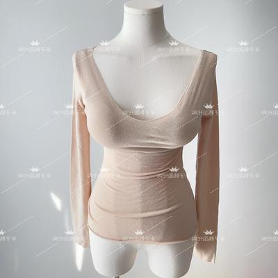 现货~51STUDIO自制东大门秋冬新款微透紧身弹力绝绝腰臀比显