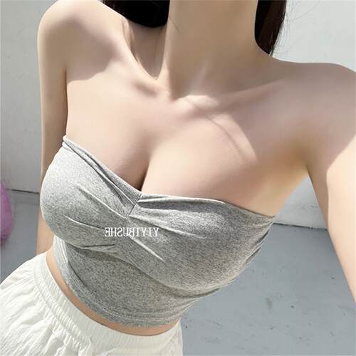 51STUDIO自制 LL295辣妹高级感~纯欲女人味内搭外穿抹胸上衣bh